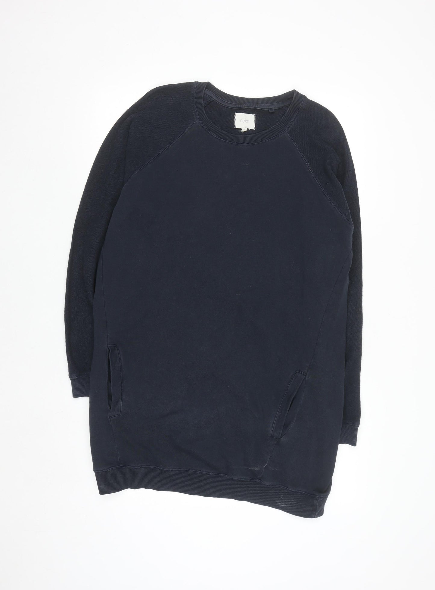 Next Women's Navy Long Sleeve Pullover Sweatshirt UK 16
