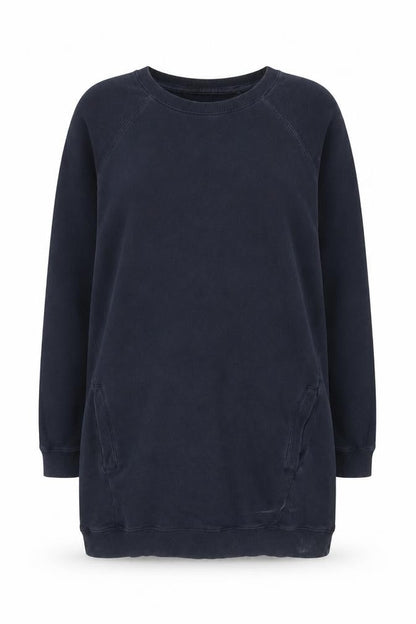 Next Women's Navy Long Sleeve Pullover Sweatshirt UK 16