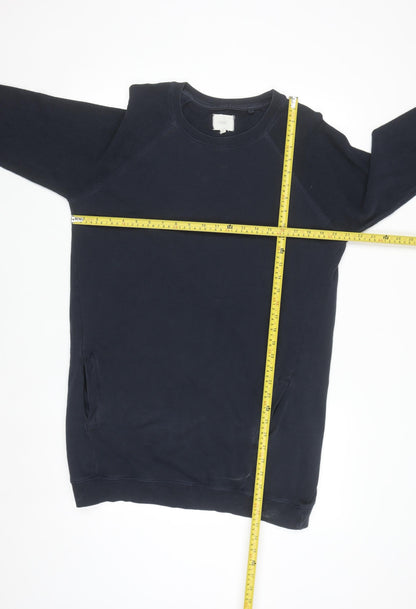 Next Women's Navy Long Sleeve Pullover Sweatshirt UK 16