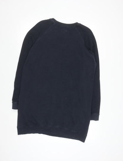 Next Women's Navy Long Sleeve Pullover Sweatshirt UK 16