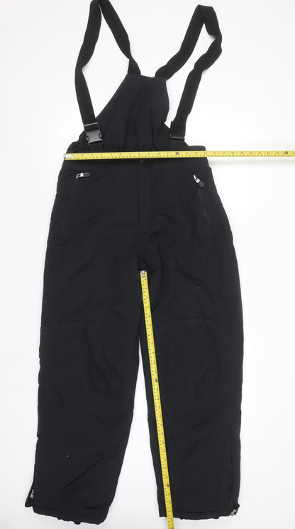 Rodeo Men's Black Snow Pants Trousers M Waterproof Winter Wear