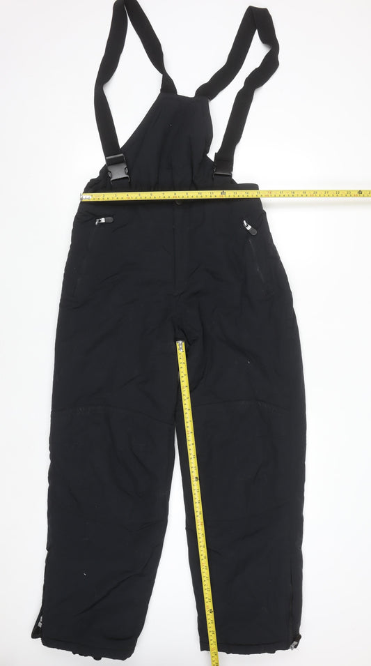 Rodeo Men's Black Snow Pants Trousers M Waterproof Winter Wear