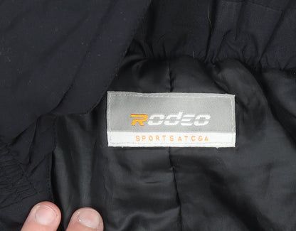 Rodeo Men's Black Snow Pants Trousers M Waterproof Winter Wear