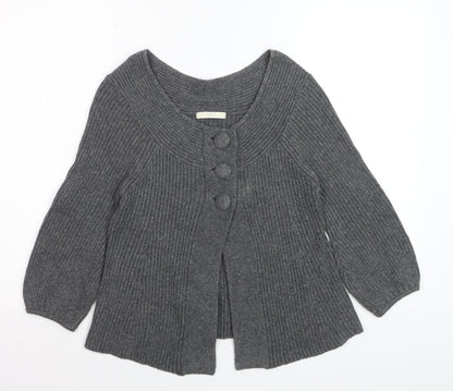 Marks and Spencer Women’s Grey 3/4 Sleeve Cardigan UK 8