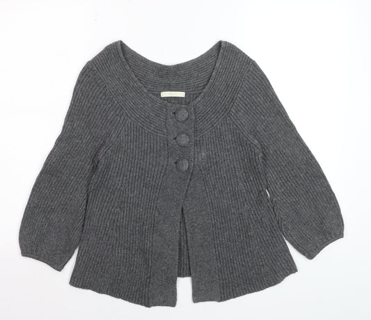 Marks and Spencer Women’s Grey 3/4 Sleeve Cardigan UK 8