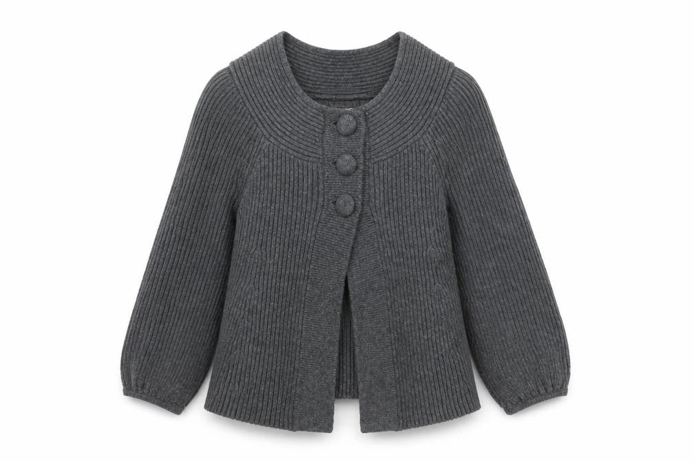 Marks & Spencer Women’s Grey 3/4 Sleeve Cardigan UK 8