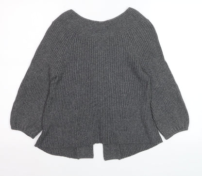 Marks and Spencer Women’s Grey 3/4 Sleeve Cardigan UK 8
