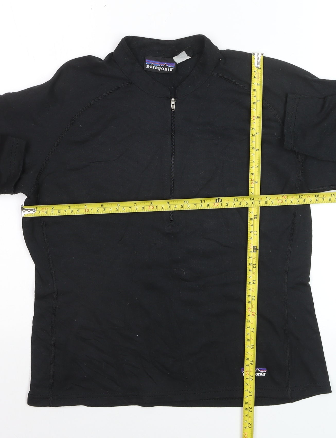 Patagonia Women's Black 1/2 Zip Pullover Sweatshirt M