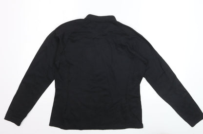 Patagonia Women's Black 1/2 Zip Pullover Sweatshirt M