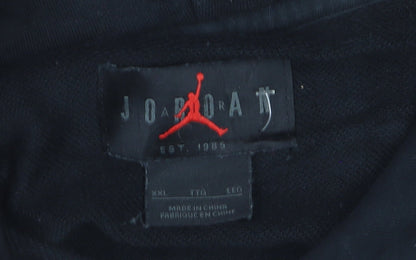 Nike Jordan Mens Black 2XL Pullover Hoodie with Logo Graphic