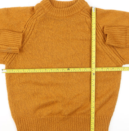 ASOS Women Brown Mock Neck Knit Pullover Jumper Size 8