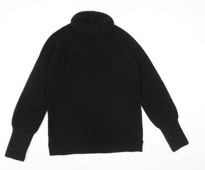 Friends Like These Womens Black Roll Neck Acrylic Jumper UK 10