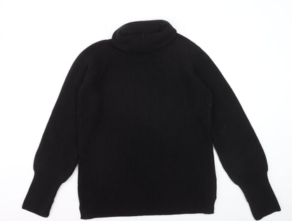 Friends Like These Womens Black Roll Neck Acrylic Jumper UK 10