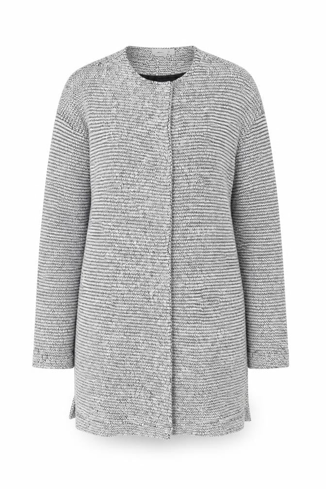 ASOS Women’s Grey Knit Long Sleeve Open Cardigan Size 8 Cotton