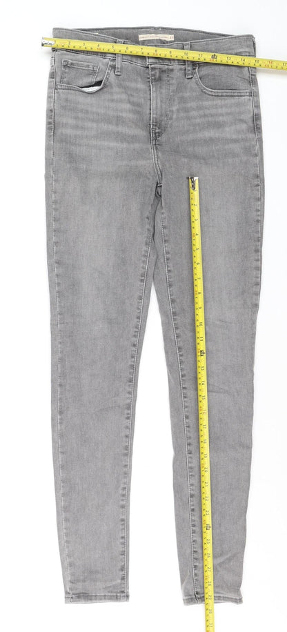 Levi's 720 High Rise Super Skinny Grey Jeans Womens Size 27