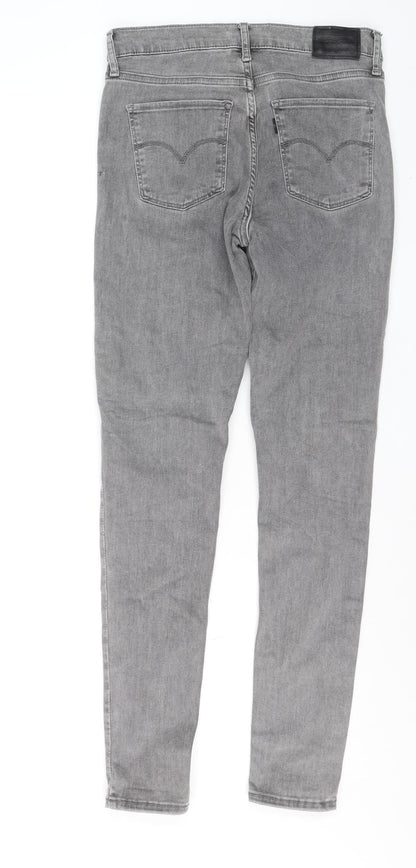 Levi's 720 High Rise Super Skinny Grey Jeans Womens Size 27