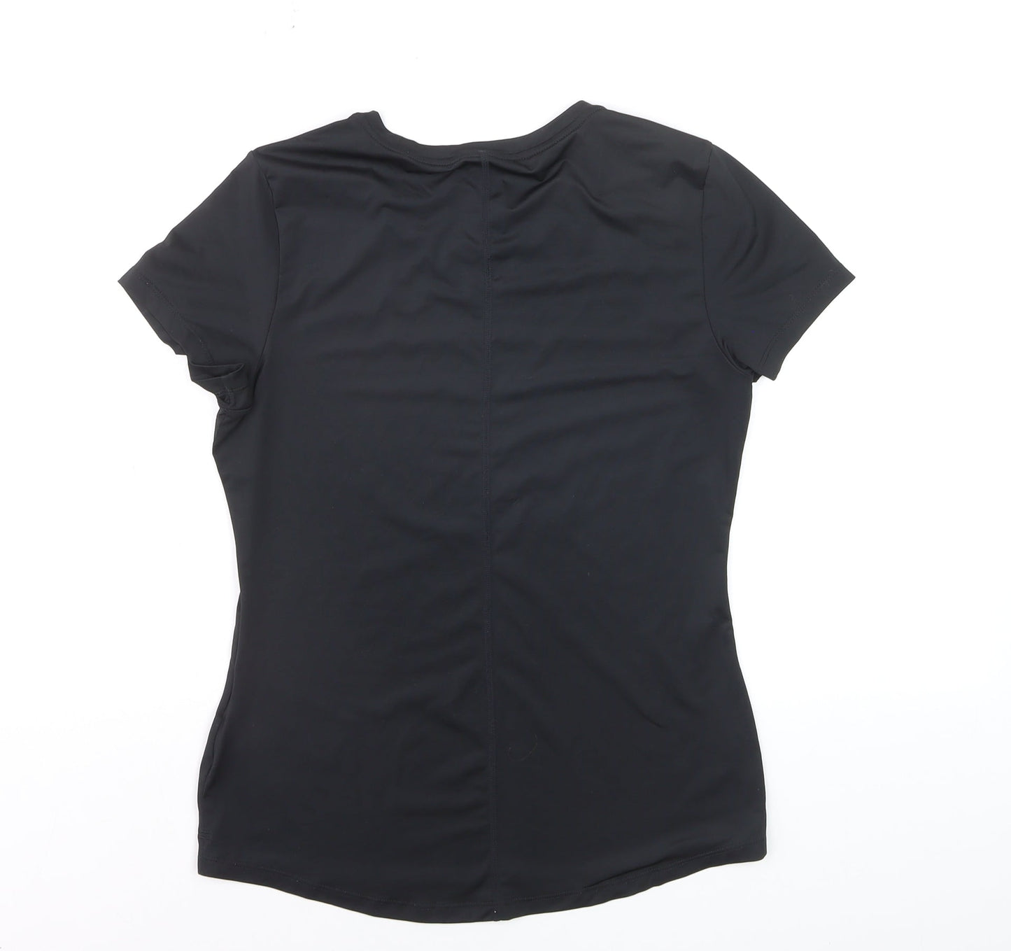 Nike Women's Black Dri-FIT Slim Fit Active T-Shirt Size S
