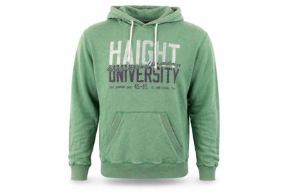 H&M L.O.G.G. Men's Green Pullover Hoodie L Graphic University