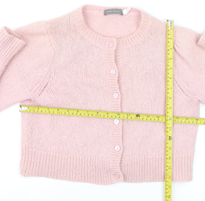 Mint Velvet Women's Pink L Knit Button Cardigan Jumper