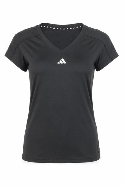 adidas Women's Black XS V-Neck Athletic T-Shirt