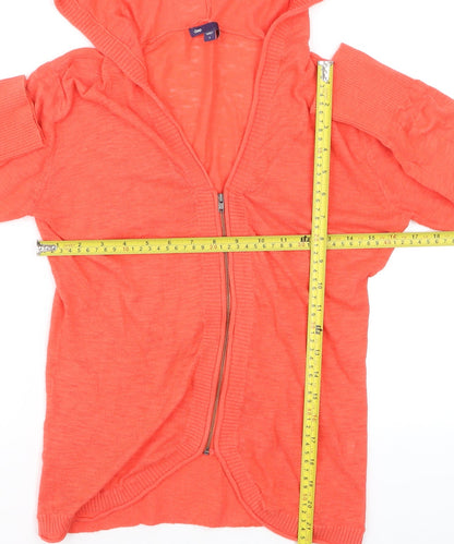 GAP Women's Coral Full Zip Lightweight Hoodie Size S
