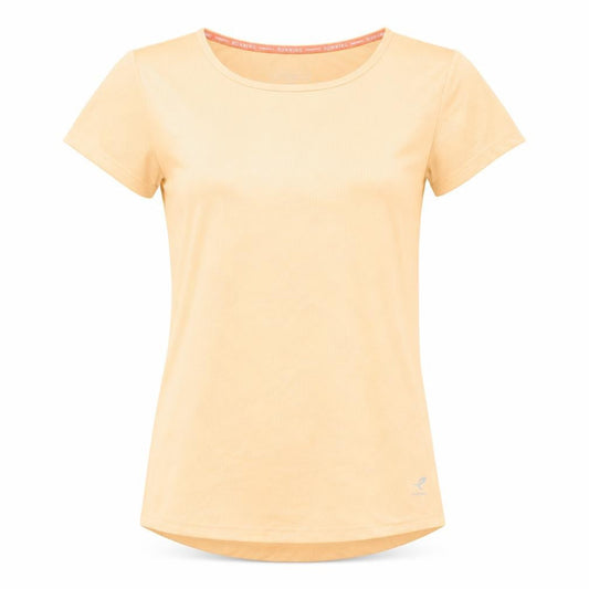 Energetics Womens Beige Running T-Shirt M Moisture Wicking Lightweight Top