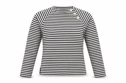 Craghoppers Women's Navy Stripe Long Sleeve Polyester Jumper UK 8