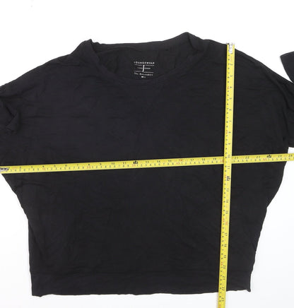 Jasper Conran Loungewear Black Crew Neck Sweatshirt Men’s Size L