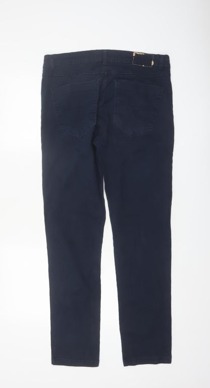 V12 Denim Men's Navy Blue Straight Leg Trousers Size 46