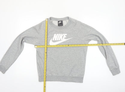 Nike Women’s Grey Crew Neck Pullover Sweatshirt XS