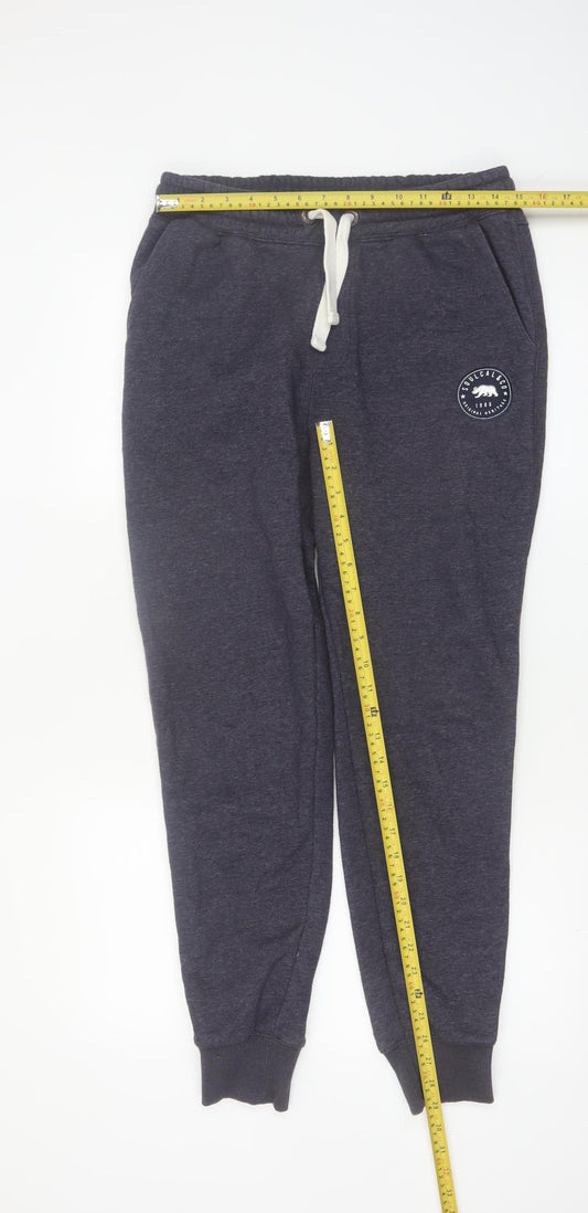 SoulCal & Co Men Grey Jogger Sweatpants Small Regular Fit