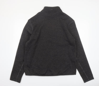 Karrimor Mens Grey XL 1/4 Zip Fleece Sweatshirt Outdoor Top