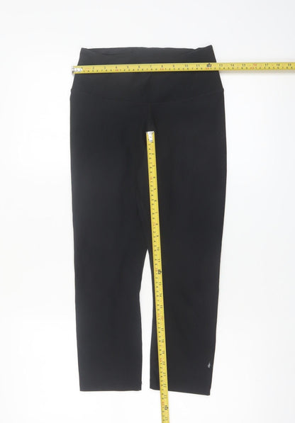 Nike Dri-FIT Black Capri Leggings Women’s Size S Moisture Wicking Activewear