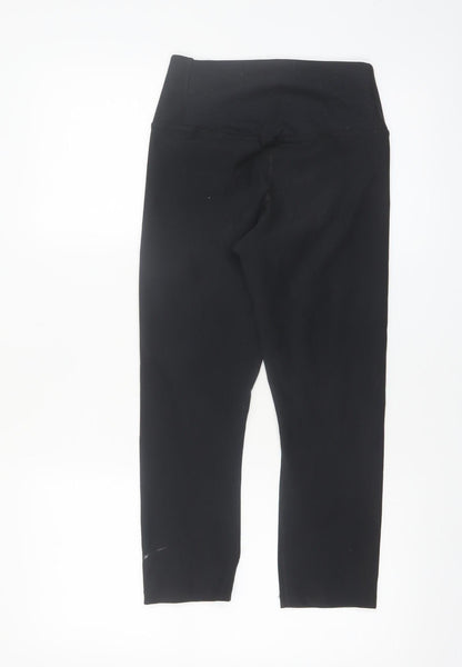 Nike Dri-FIT Black Capri Leggings Women’s Size S Moisture Wicking Activewear