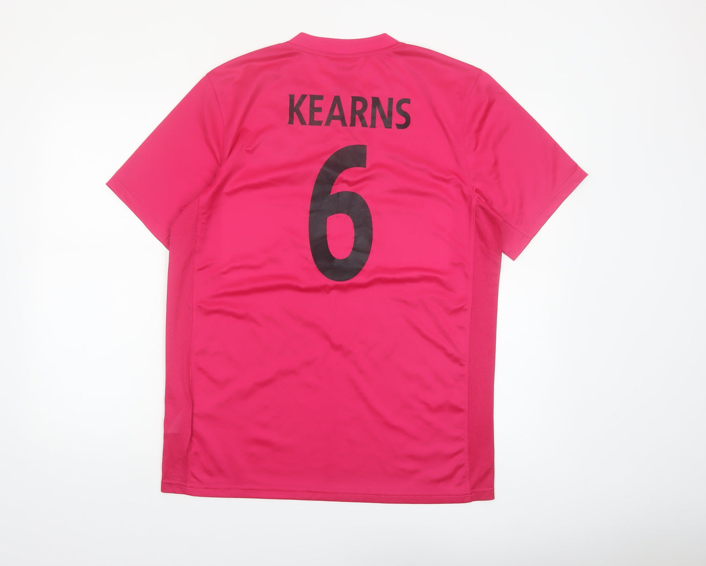 Nike Mens Pink Dri-Fit Football T-Shirt Size L Athletic Fit