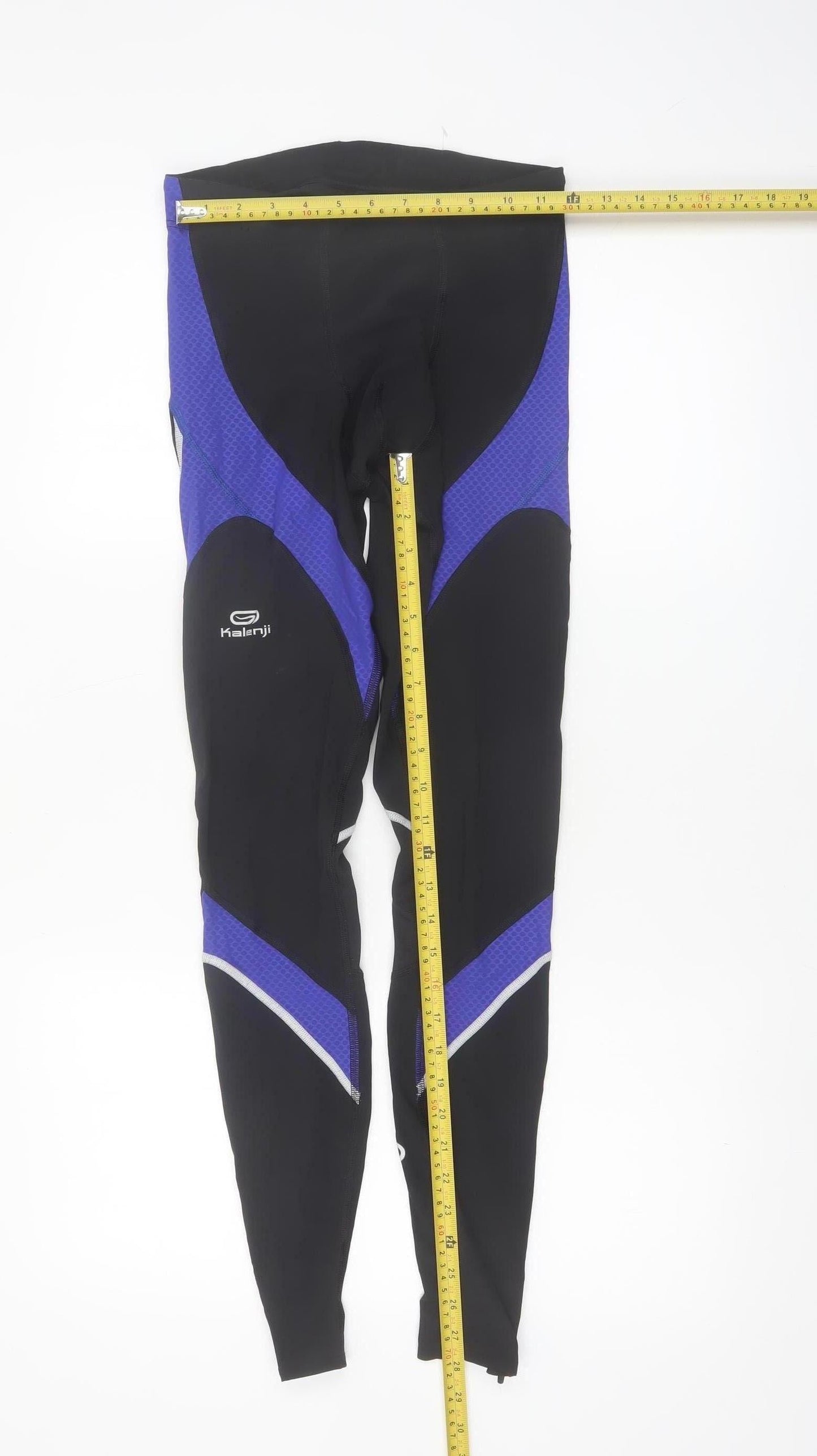 Kalenji Men's Black Compression Running Leggings Size L