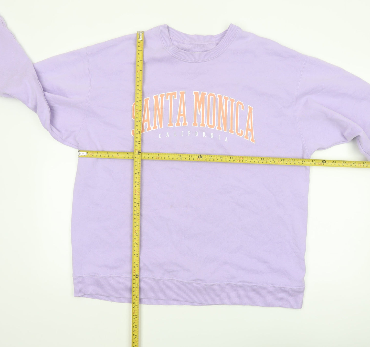 Hollister Women Purple Santa Monica Crew Neck Sweatshirt M