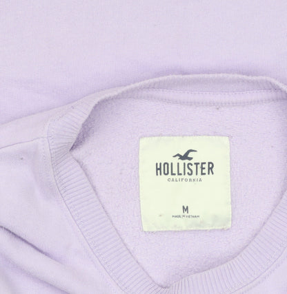 Hollister Women Purple Santa Monica Crew Neck Sweatshirt M