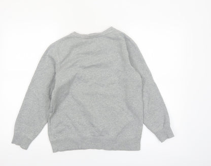 Converse Boys Grey Graphic Flag Sweatshirt 10-12 Years Pullover Fleece