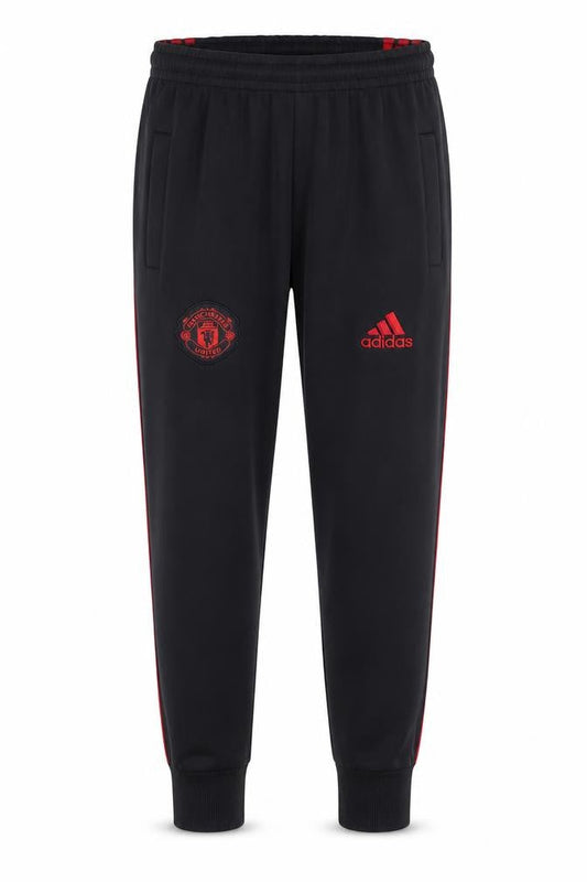 Adidas Boys Black Manchester United Joggers 14 Years Football Activewear