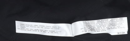 Bershka Men’s Black Anime Graphic Pullover Hoodie Size S