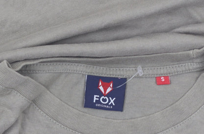 Fox Originals Men's Grey Graphic City Bike T-Shirt Size S