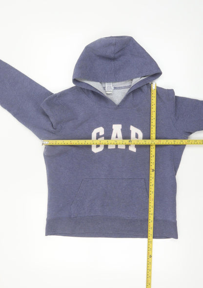 GAP Womens Blue Pullover Hoodie Small Cotton Blend Casual