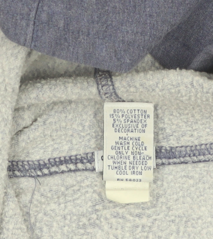 GAP Womens Blue Pullover Hoodie Small Cotton Blend Casual