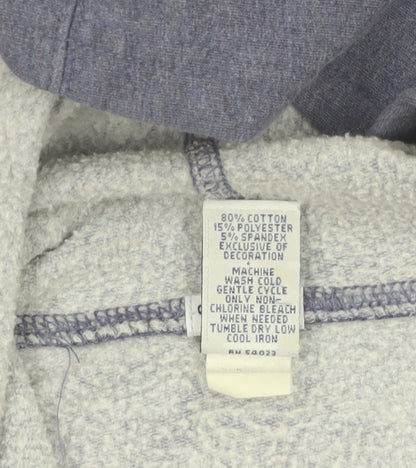 GAP Womens Blue Pullover Hoodie Small Cotton Blend Casual