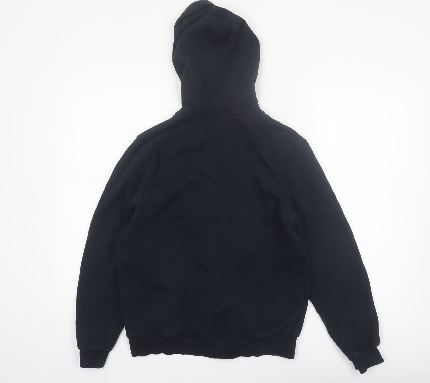 Puma Women’s Black Full Zip Hoodie UK 14 Cotton Blend Casual