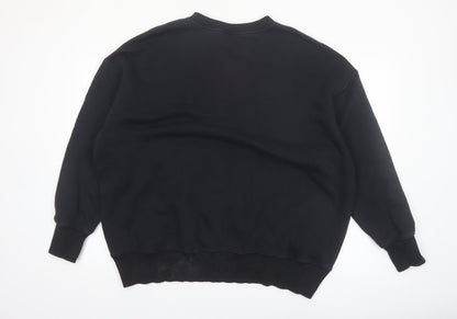 Nike Men Black Crew Neck Pullover Sweatshirt Size L