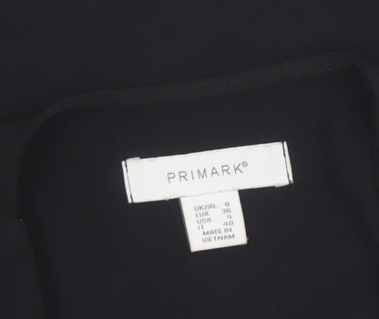 Primark Women’s Black Size 8 Open Front Blazer Jacket