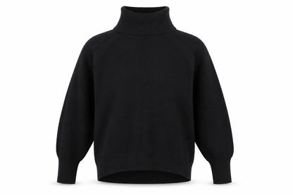 Gap Womens Black XS Roll Neck Merino Wool Jumper