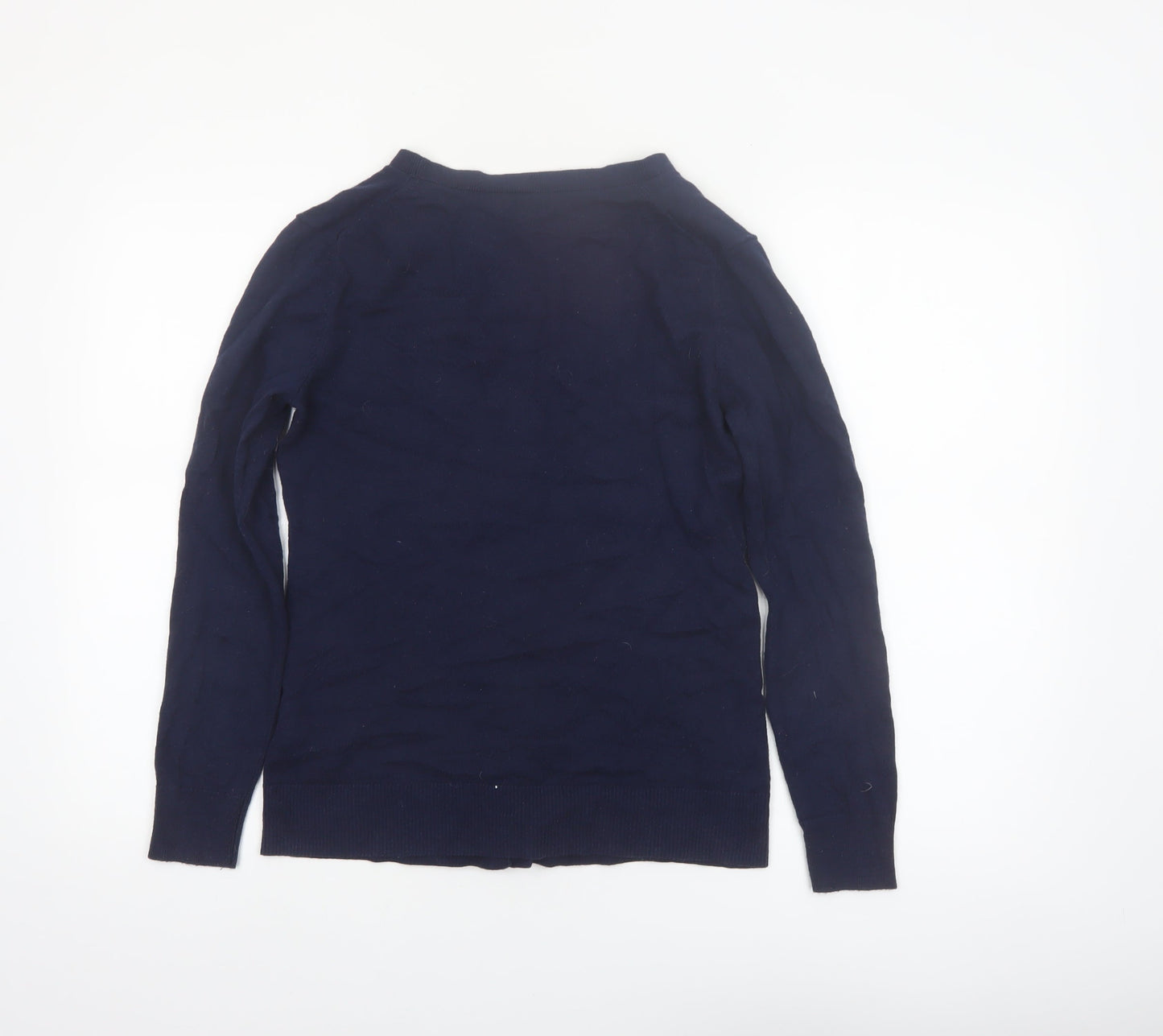 Gap Women's Blue Long Sleeve V-Neck Button Cardigan Size S